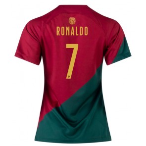 Lacne Ženy Futbalové dres Portugalsko Cristiano Ronaldo #7 MS 2022 Krátky Rukáv - Domáci